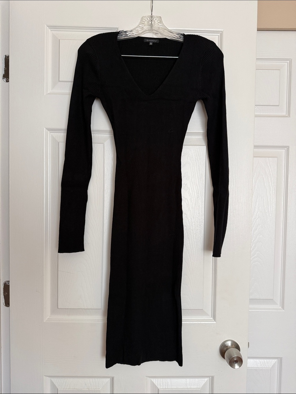 Dynamite Black Knee Length Dress XS